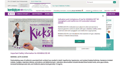 Desktop Screenshot of kombiglyzexr-hcp.com